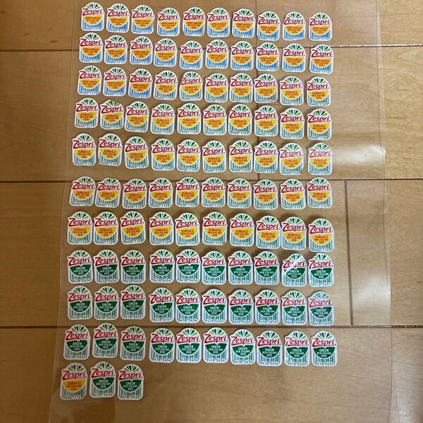ゼスプリ キウイ キャンペーン シール バーコード 103枚 懸賞応募 キウイブラザーズ