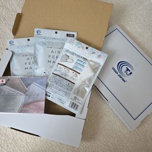 小学生不織布マスク ホワイト×ピンク 11×9cm