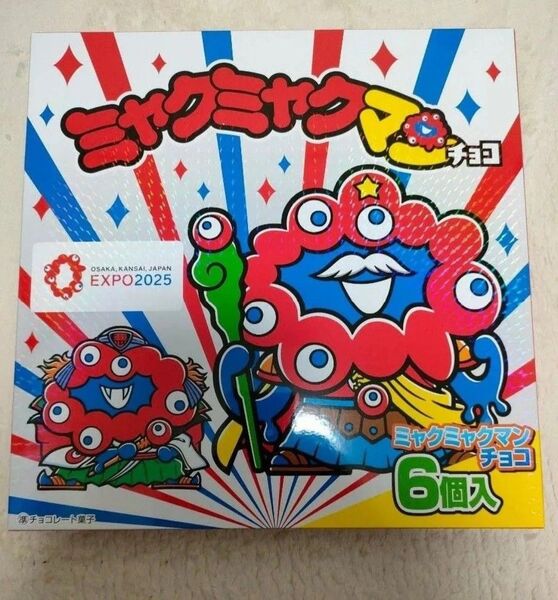 1箱(6個入り)新品未開封 大阪万博 ミャクミャクマン ロッテ ビックリマンチョコ ビックリマンシール 匿名配送 正規品 本物