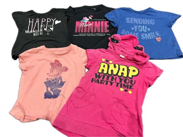 120センチ 女の子 Tシャツ セット トップス