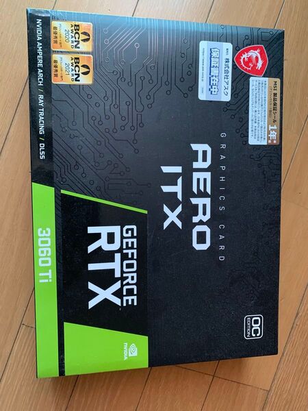 MSI GeForce RTX 3060 Ti AERO ITX 8G OC LHR グラフィックスボード