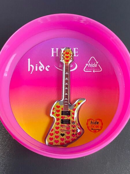 hide 60th ピンズ VOL.2 ギターコレクション イエローハート/ピンバッジ/THE ARTIST COLLECTION