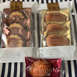 モロゾフ アーモンドケーキ、マドレーヌ、あまおういちごケーキ