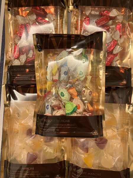 モロゾフ ①アーモンドスカッチ② フルーツゼリー③ファンシーキャンディ 計5袋