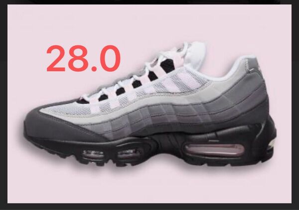 試着のみ AIR MAX 95 "GUNSMOKE PINK FOAM" 2020モデル CJ0588-001 28.0cm