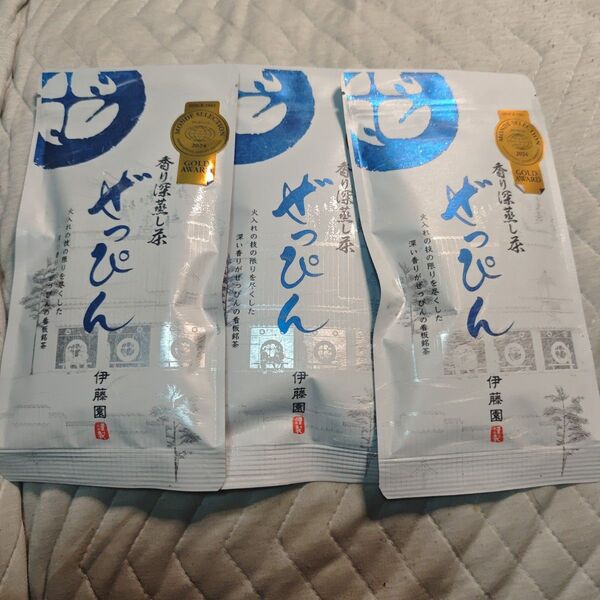 伊藤園 香り深蒸し茶 ぜっぴん 煎茶 緑茶 茶葉 80g×3袋