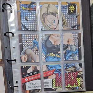 ドラゴンボール ラズリ 人造人間18号 9枚1組 ファンカード acg カード キラ