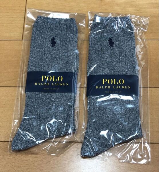 靴下 ポロ ラルフローレン 2足セット 25-27cm POLO ソックス