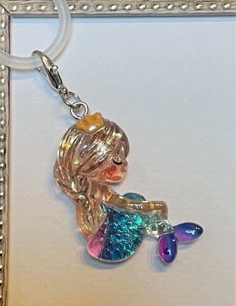 盗難防止☆アンブレラマーカー 人魚姫 ハンドメイド