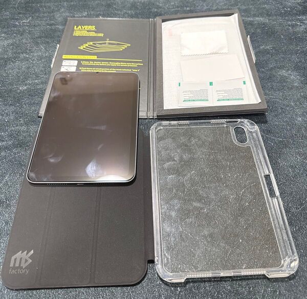 Apple iPad mini (第6世代) Wi-Fi 256GB スペースグレー(付属品、カバー、フィルム)