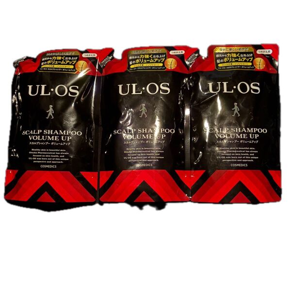 3袋 大塚製薬 UL・OS(ウル・オス) スカルプシャンプー ボリュームアップ 詰め替え用 420mL