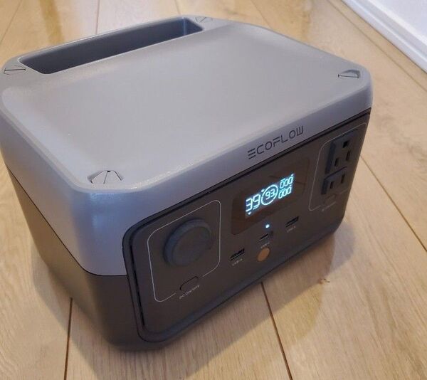 EcoFlow RIVER 2 ポータブル電源 256Wh リン酸鉄リチウム電池AC定格300W/サージ600W USB-C対応