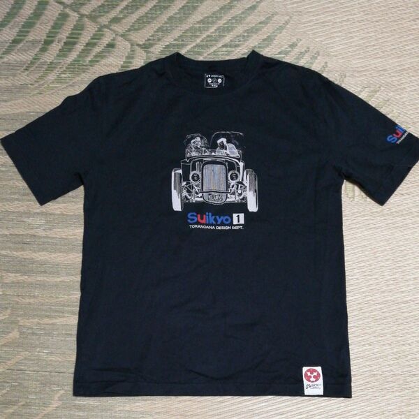 粋狂SUIKYO 江戸のルパン 抜染Tシャツ STY-040 サイズL 黒 エフ商会 テッドマン