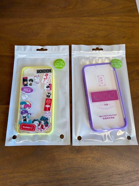 iPhone アイフォン 携帯カバー ケース 6 /6s /7 /8 /SE2 /SE3 らんま 桃 未使用