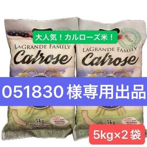 【051830様専用出品】アメリカ産カルローズ米 無洗米5kg×2袋 ラグランデファミリー :コストコ