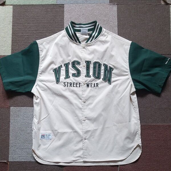 VISION STREET WEAR 半袖シャツジャケット サイズM