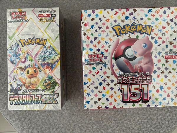 ポケモンカード 151 テラスタルフェス シュリンク付き 未開封 各1ボックス