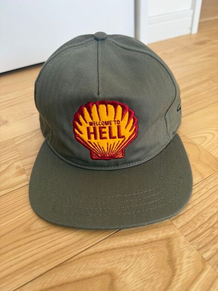 ampal creative アンパル キャップ HELL ヘリンボーン グリーン 帽子