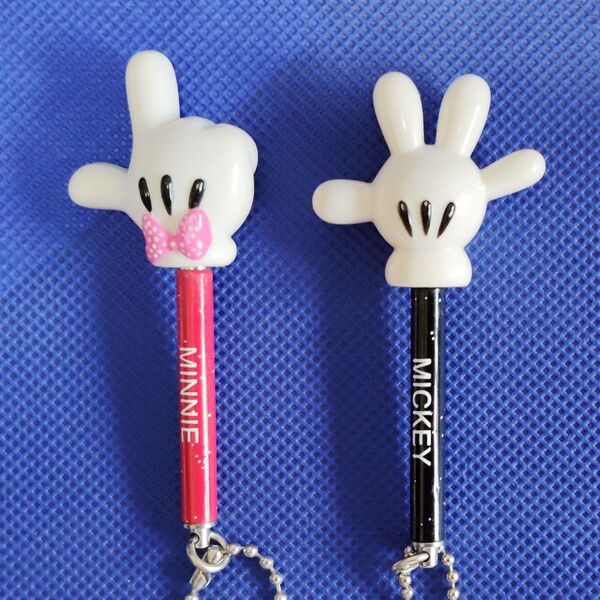 ディズニーリゾート ミッキー ミニー 指差し棒 ハンドスティック レトロ