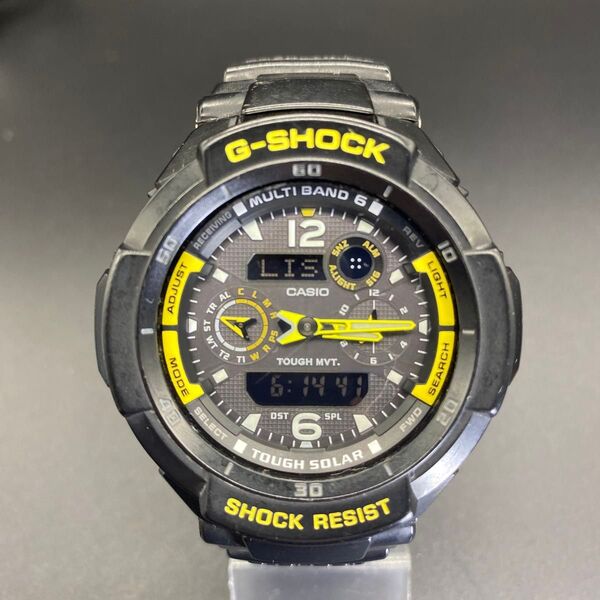 稼働品CASIO G-SHOCK GW-3500 スカイコックピットGRAVITYMASTER OF G デシアナ 電波ソーラー