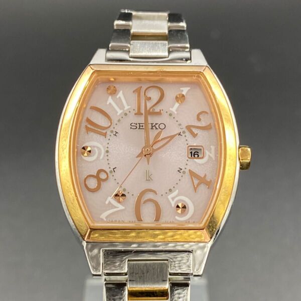 ソーラー腕時計 1B22-OBBO SEIKO セイコールキア LUKIA 稼動品
