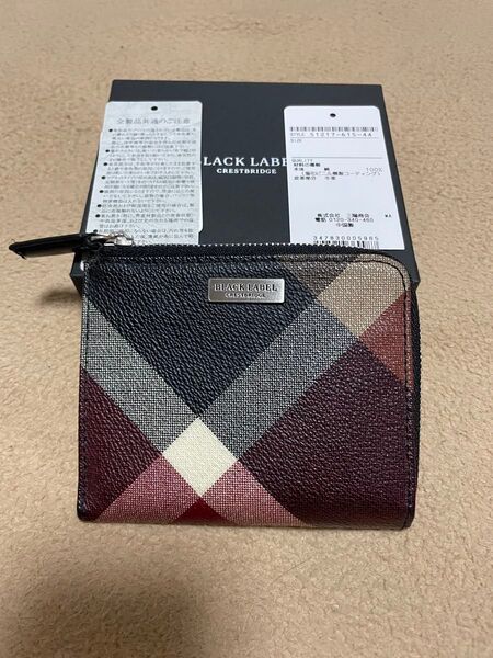 BLACK LABEL CRESTBRIDGE チェック柄 コインケース 小銭入れ