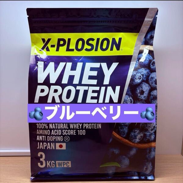 エクスプロージョン プロテイン ブルーベリー味 3kg