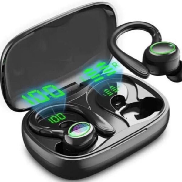 ヘッドセット スポーツ 5.3 ブルートゥース ヘッドセットイヤーフックヘッドフォンマイクノイズリダクション トゥイーエス