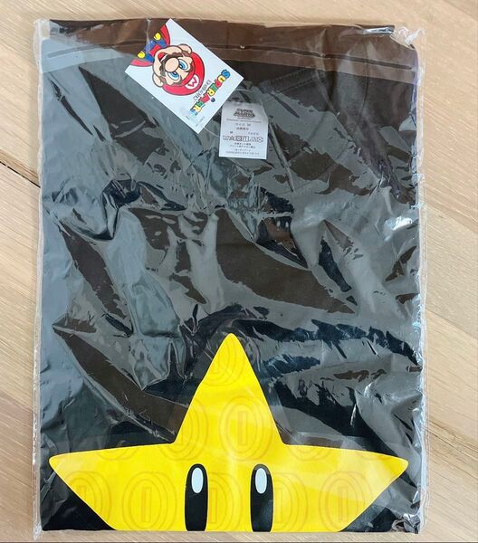 ★スーパーマリオ Tシャツ スター タグ付き 未使用★ Mサイズ Tシャツ