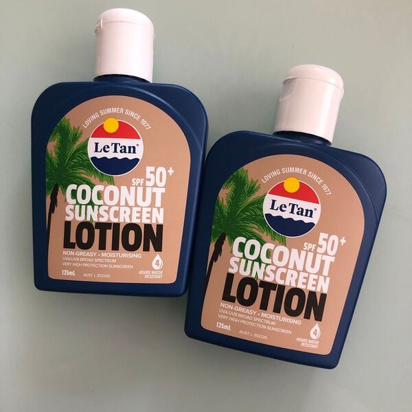 Le Tan (ル タン) サンスクリーンローション ココナッツ SPF50+ 125mL 日焼け止め 2本セット