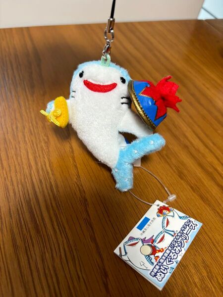 新品 沖縄 美ら海水族館 お土産 ジンベエザメ ぬいぐるみ ストラップ