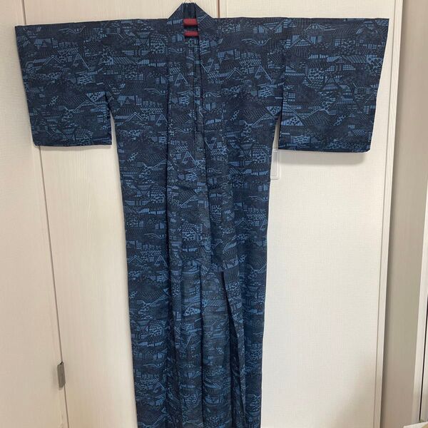 正絹 絽 浴衣 着物 単衣 アンティーク