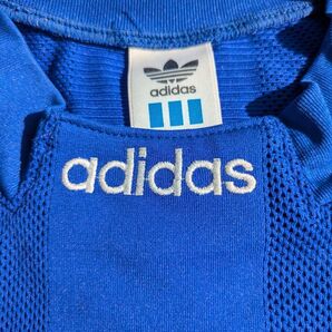 90s 古着 adidas 夏 メッシュ 半袖 Tシャツ デサント製 / アディダス