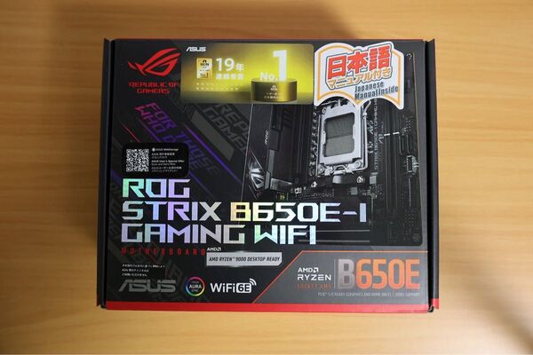 ASUS ROG STRIX B650E-I GAMING WIFI Socket AM5 Mini-ITX マザーボード