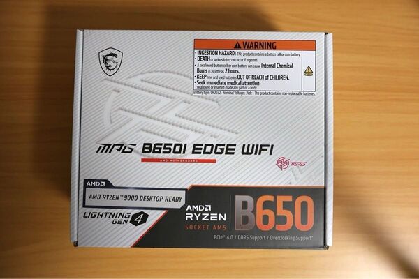 MSI MPG B650I EDGE WIFI Socket AM5 Mini-ITX マザーボード