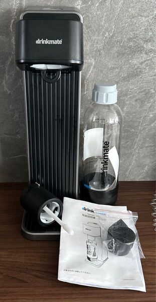 drinkmate 炭酸水メーカー ブラック 炭酸水 ドリンクメイト 電源不要 野外アウトドアでも利用可能 便利グッズ