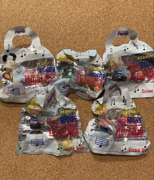 ペプシ スヌーピー ハンドベル 5個 新品未開封 ピーナッツ PEANUTS