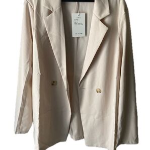 薄型通気性ジャケット ジャケット 長袖 ベージュ XL タグ付き
