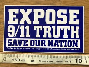 EXPOSE 9/11 TRUTH ステッカー USA雑貨 輸入　アメリカ製