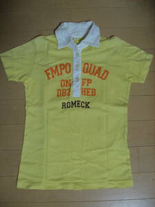 FMPOQUAD ROMECK 130 半袖 黄色 Tシャツ 送195