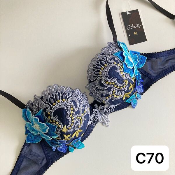 ワコール サルート エジプト C70ブラジャー単品 P-upブラ KO 43