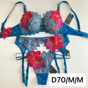 ワコール サルート ペルー D70/M/M BS 72 P-upブラ ソング ガーター