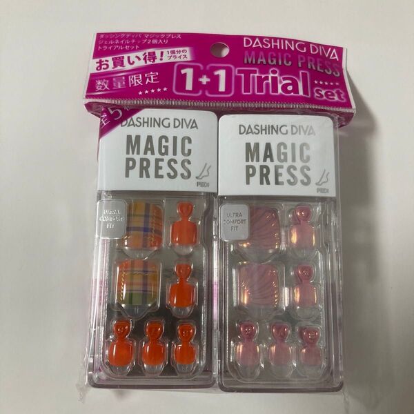 ダッシングディバ マジックプレス 足 フット ペディ 2個セット貼るだけ簡単!
