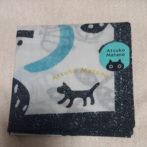 Atsuko Matano ハンカチ 猫柄