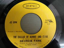 GEORGIE FAME/THE BALLAD OF BONNIE AND CLYDE★シングル_画像1