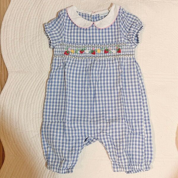 jojomamanbebe(12-18m)いちごロンパース