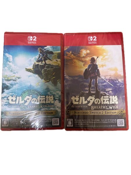 Switch2 ゼルダの伝説 ブレス オブ ザ ワイルド、ゼルダの伝説 ティアーズ オブ ザ キングダム セット
