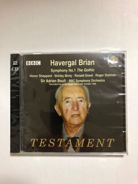 未開封 ハヴァーガル・ブライアン: 交響曲第1番「ゴシック」BBC交響楽団 エイドリアン・ボールト