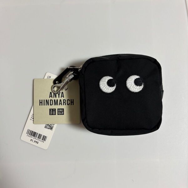 【新品タグ付き】UNIQLO x ANYA HINDMARCH 2023 エコバッグ アニヤハインドマーチ ユニクロ ブラック 黒