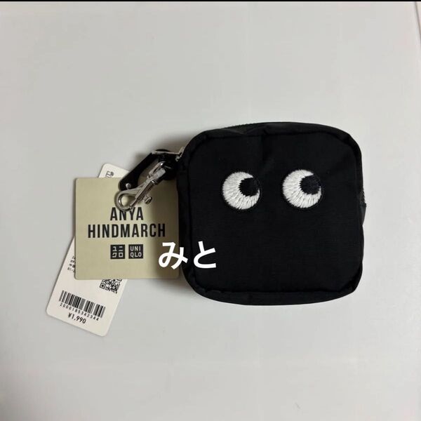 【新品タグ付き】UNIQLO x ANYA HINDMARCH 2023 エコバッグ アニヤハインドマーチ ユニクロ ブラック 黒